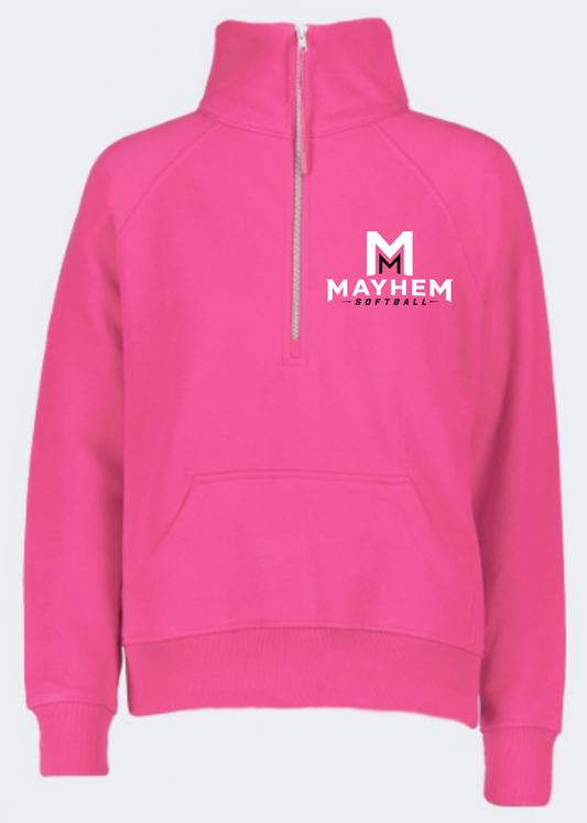 Enza Ladies Boxy Half Zip Fleece