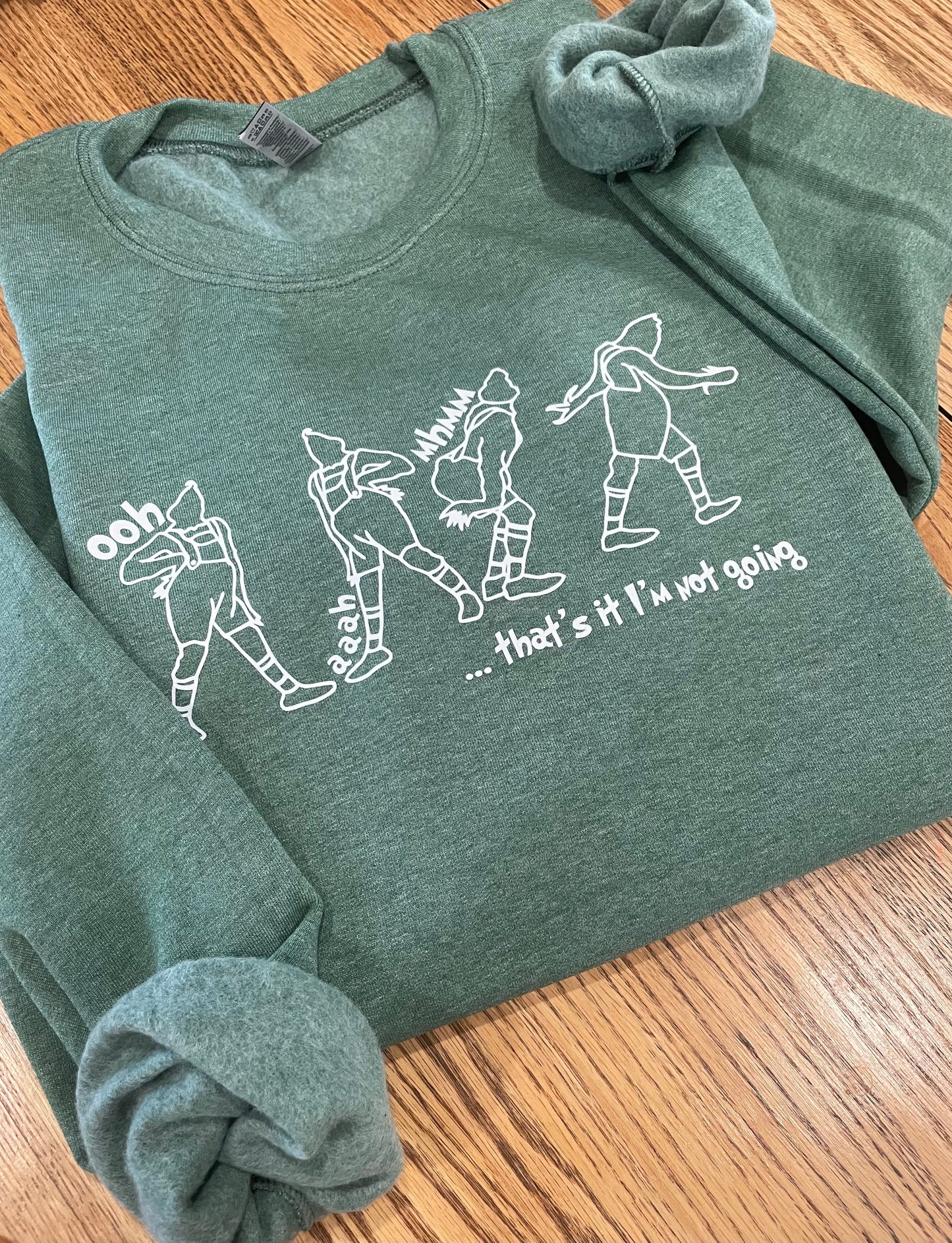 Grinch "I'm Not Going" Heavy Blend™ Adult Crewneck Sweatshirt