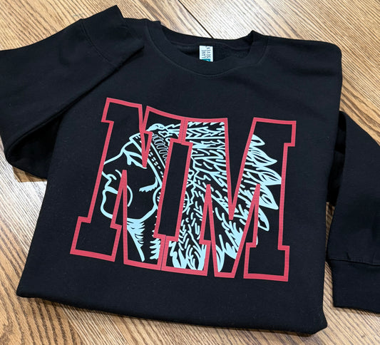 Oversized NM Logo Lane Seven® Premium Crewneck Sweatshirt