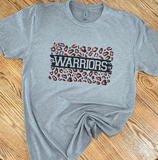WARRIOR 2-TONE Leopard Next Level Apparel® Unisex CVC Tee