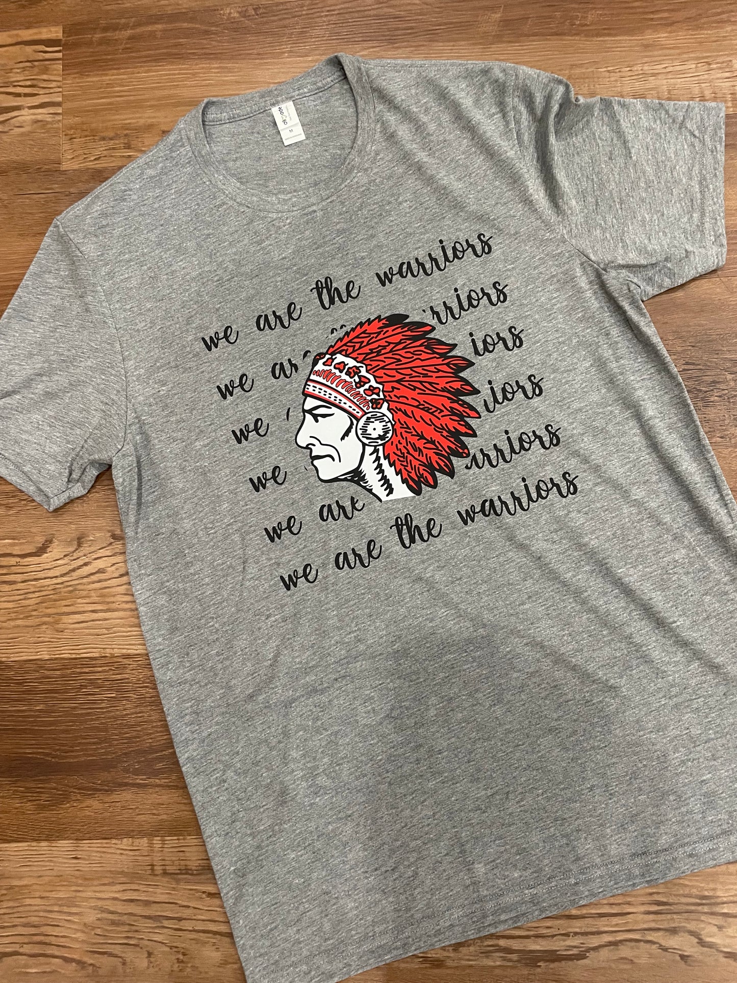 Warrior Script Next Level Apparel® Unisex CVC Tee