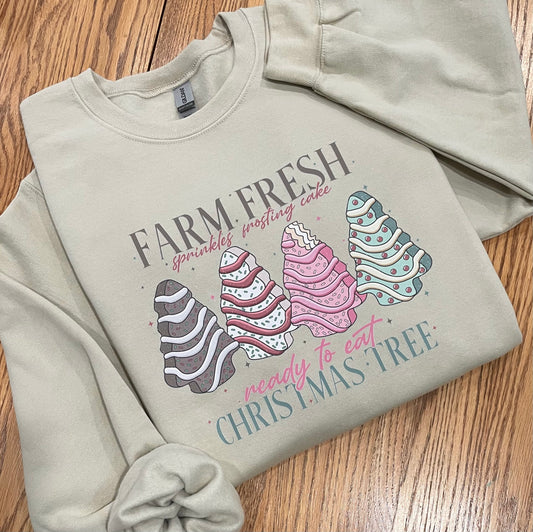 Farm Fresh Christmas Trees Heavy Blend™ Adult Crewneck Sweatshirt