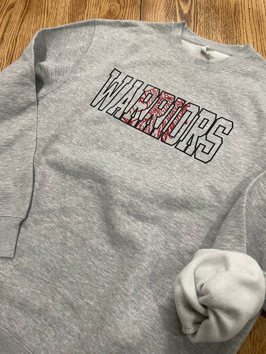 Warrior OUTLINE Lane Seven® Premium Crewneck Sweatshirt