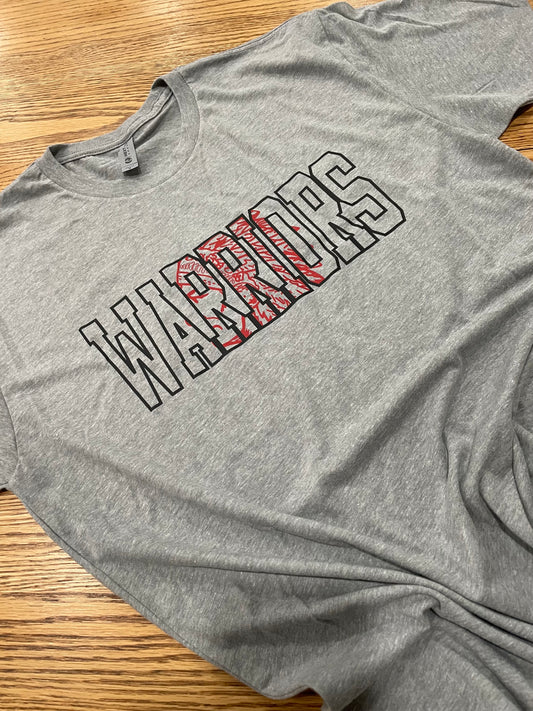 Warrior Outline Next Level Apparel® Unisex CVC Tee