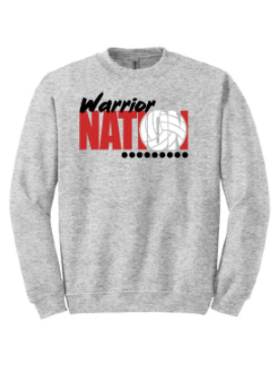 Gildan® Heavy Blend™ Adult Crewneck Sweatshirt Warrior Nation Sports Logos