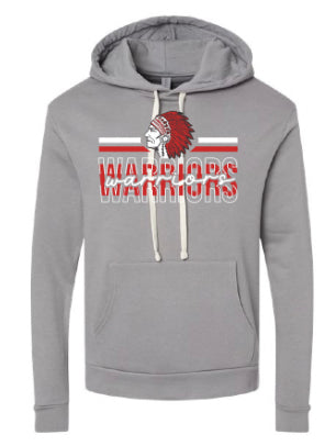 Next Level - Unisex Santa Cruz Hoodie WARRIORS SPIRIT LOGOS