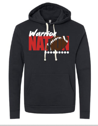 Next Level - Unisex Santa Cruz Hoodie WARRIOR NATION SPORTS LOGO