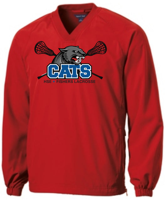 Sport-Tek® V-Neck Raglan Wind Shirt