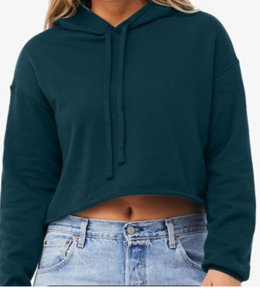 Bella Canvas Women's Fleece Cropped Hoodie