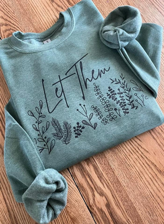 Let Them Heavy Blend™ Adult Crewneck Sweatshirt