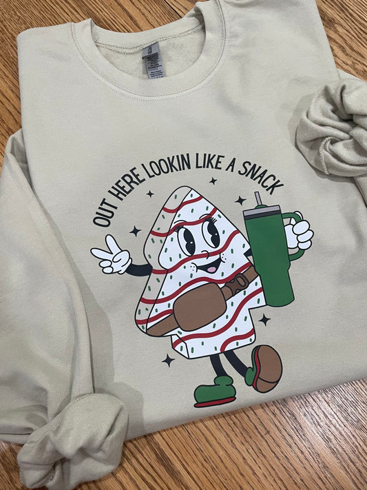 Lookin Like A Snack Heavy Blend™ Adult Crewneck Sweatshirt
