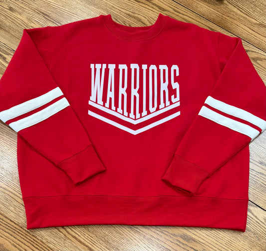 Warriors Enza® Ladies Boxy Varsity Crew