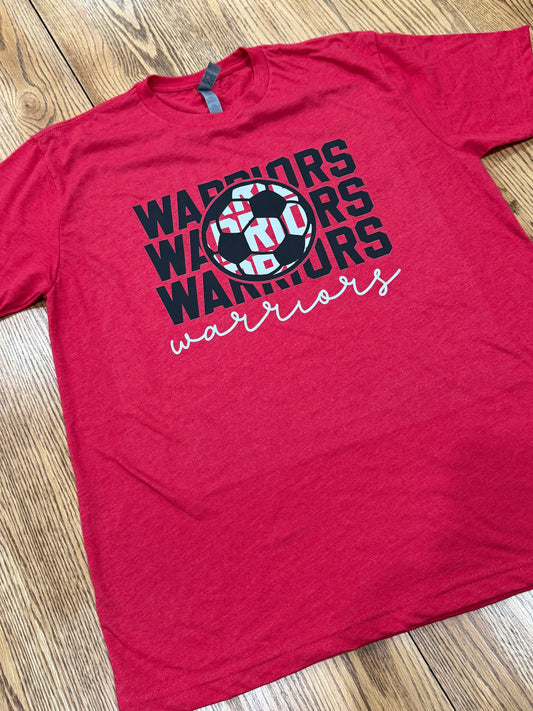 Soccer inside WARRIORS Next Level Apparel® Unisex CVC Tee