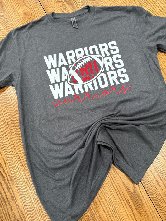 Football inside WARRIORS Next Level Apparel® Unisex CVC Tee
