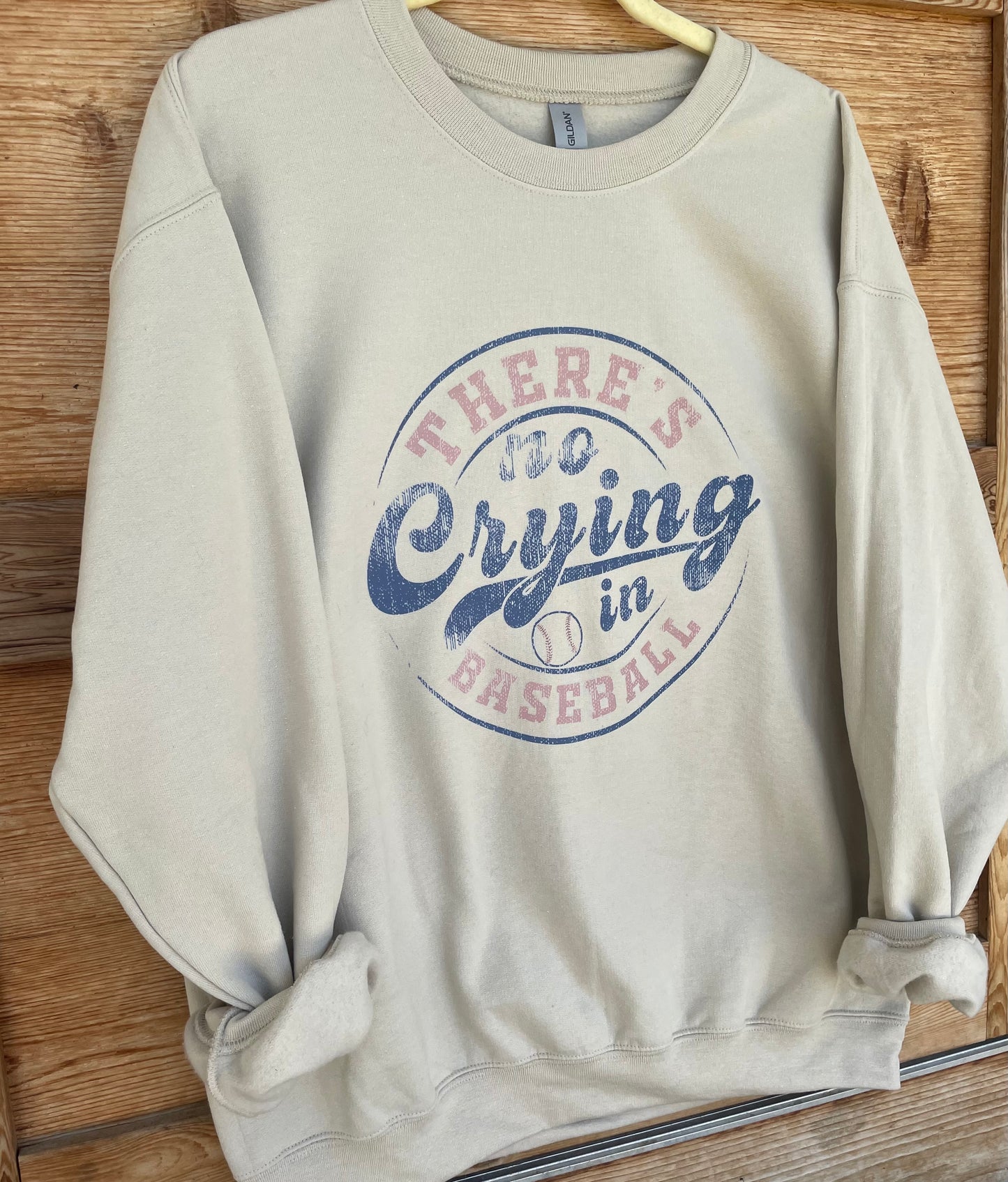 There's No Crying in Baseball Heavy Blend™ Adult Crewneck Sweatshirt