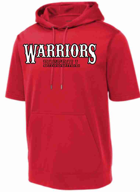 YOUTH Sport-Tek ® Sport-Wick ® Fleece Short Sleeve Hooded Pullover