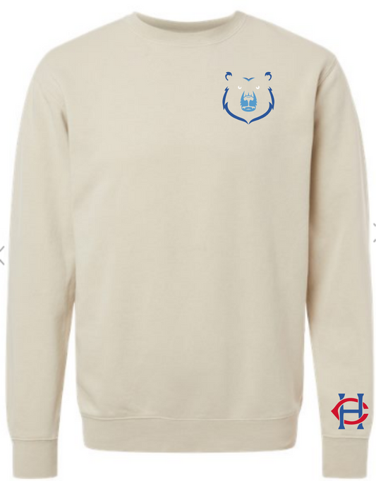 Cream Independent Trading Co. - Midweight Pigment-Dyed Crewneck Sweatshirt