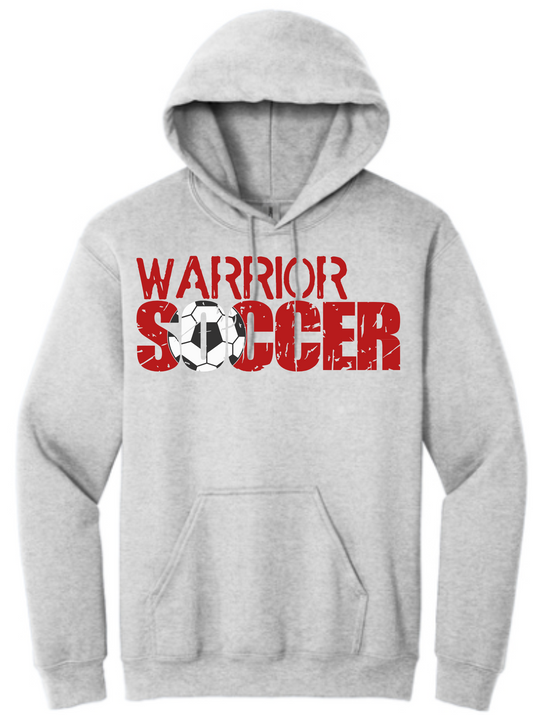 Warrior Soccer Ball Inside Gildan - Heavy Blend™ Hooded Sweatshirt