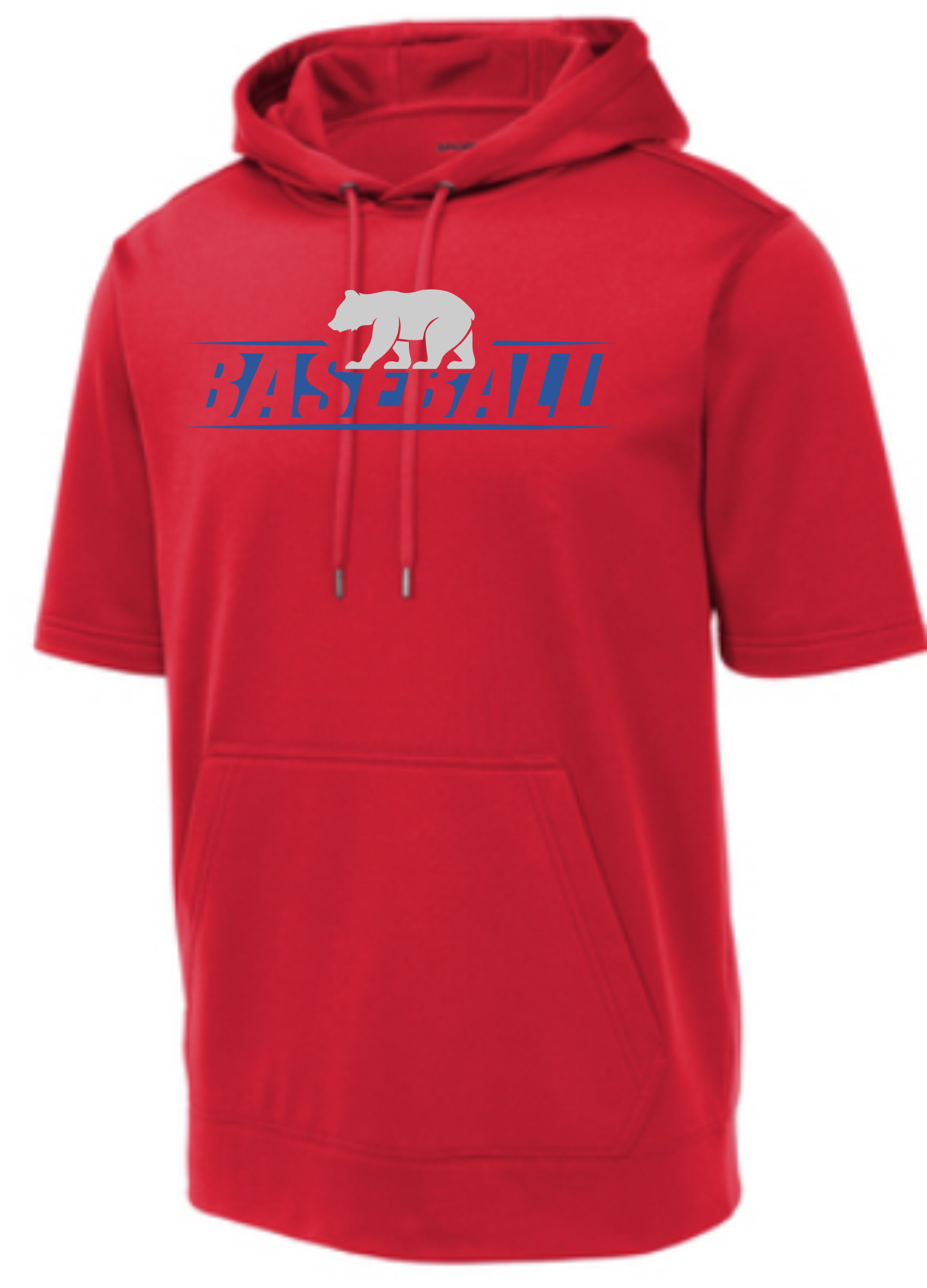 YOUTH Sport-Tek ® Sport-Wick ® Fleece Short Sleeve Hooded Pullover