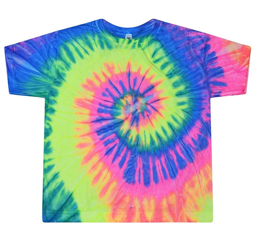 Colortone Tie-dyed Ladies Crop Top