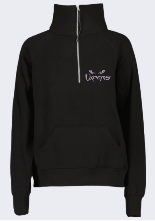 Enza Ladies Boxy Half Zip Fleece