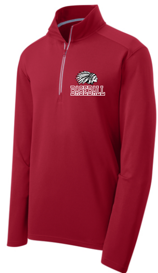 Sport-Tek® Sport-Wick® Textured 1/4-Zip Pullover