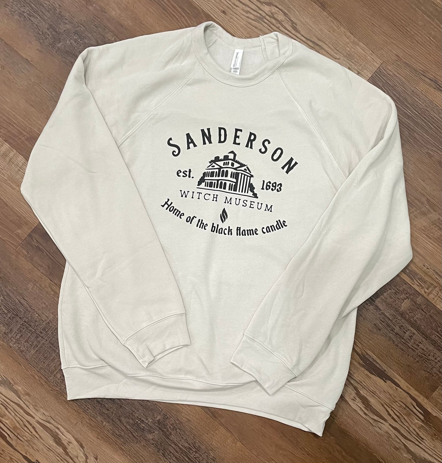 Sanderson Witch Museum Bella Canvas Fleece Crew Raglan Sweatshirt
