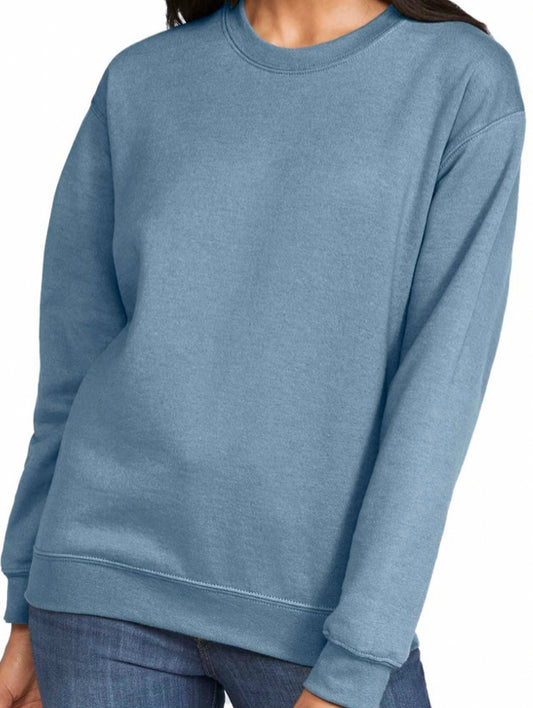 Psalm 46:5 Design Crew Sweatshirt Stone Blue COLOR