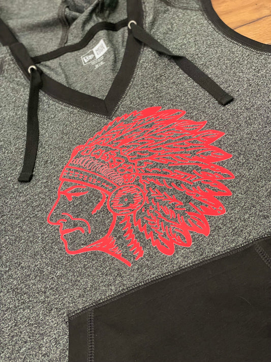 New Era Ladies Hoodie Tank Warrior Head