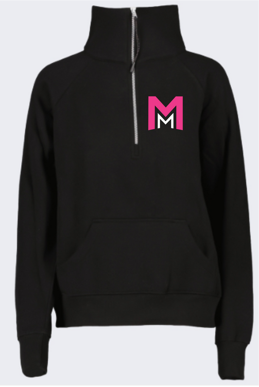 Enza Ladies Boxy Half Zip Fleece