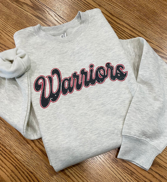 Warriors Cursive Lane Seven® Premium Crewneck Sweatshirt