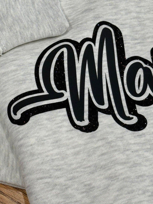 Mayhem GLITTER Outline Lane Seven® Premium Crewneck Sweatshirt