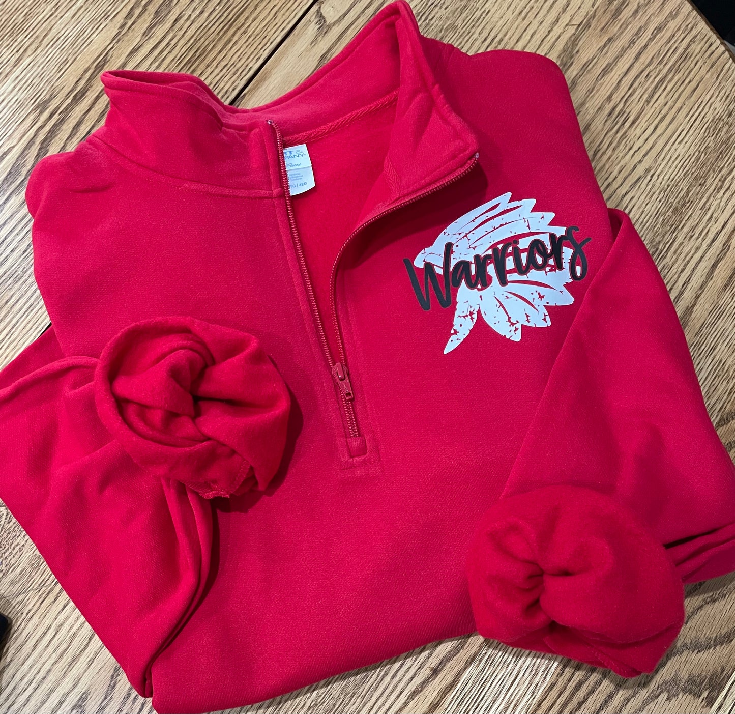 RED Port & Company ® Core Fleece 1/4-Zip Pullover Sweatshirt