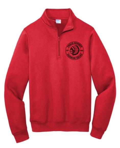 Port & Company ® Core Fleece 1/4-Zip Pullover Sweatshirt Warrior Spirit Logos