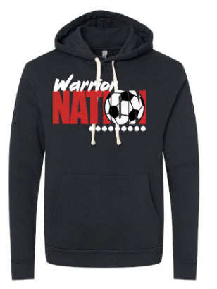 Next Level - Unisex Santa Cruz Hoodie WARRIOR NATION SPORTS LOGO