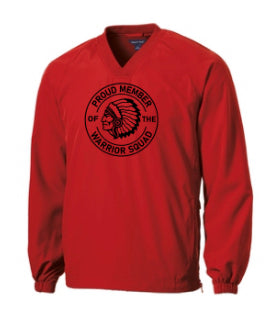 Sport-Tek® V-Neck Raglan Wind Shirt Warriors Spirit Logos