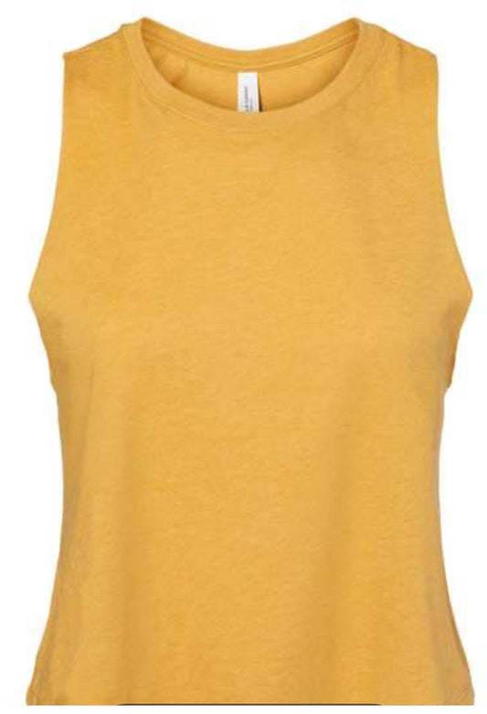 BELLA+CANVAS® Women's Racerback Cropped Tank