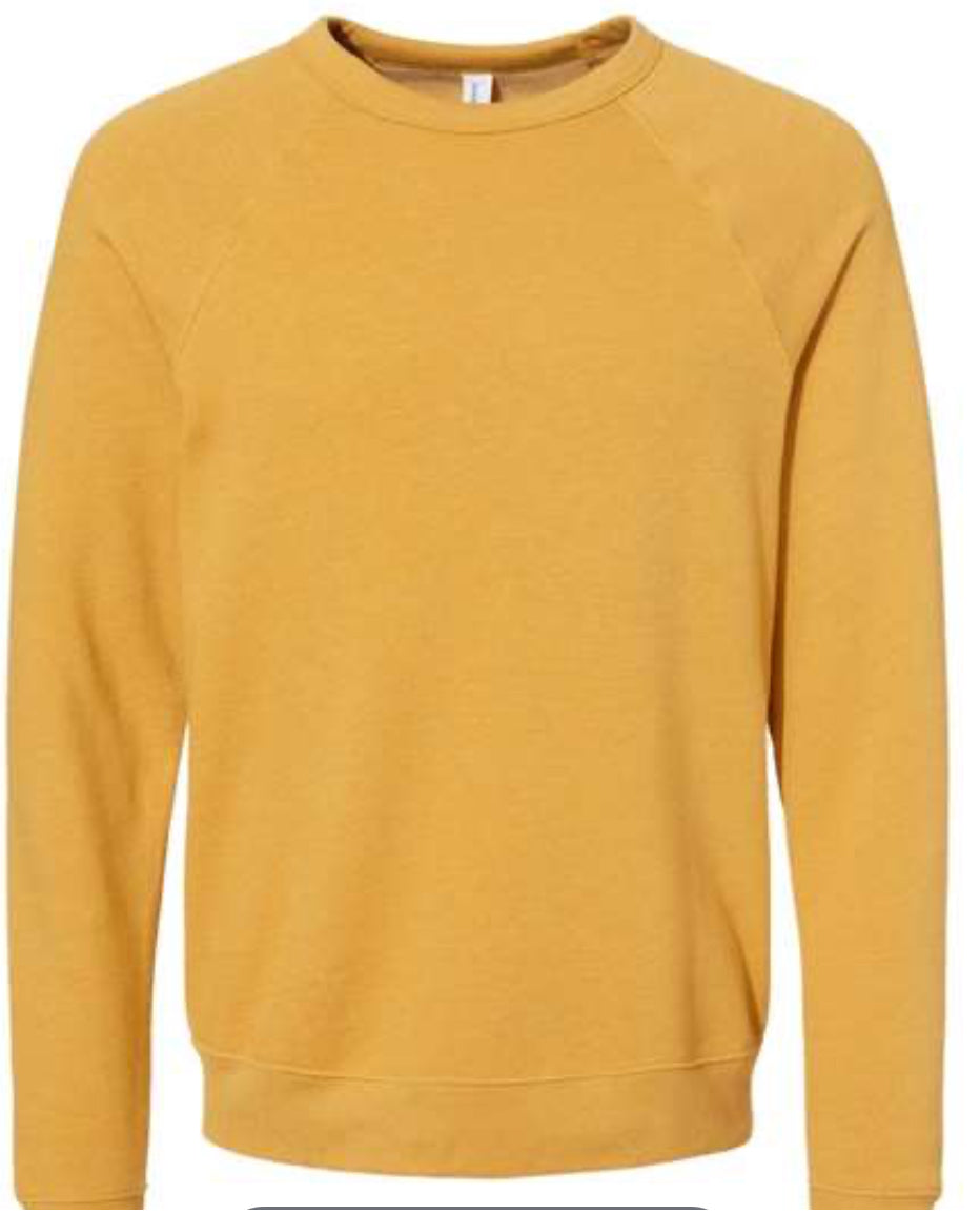 BELLA+CANVAS® Unisex Sponge Fleece Raglan Sweatshirt