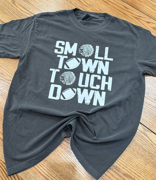 Small Town Touch Down Comfort Colors®  Heavyweight Adult Unisex T-Shirt