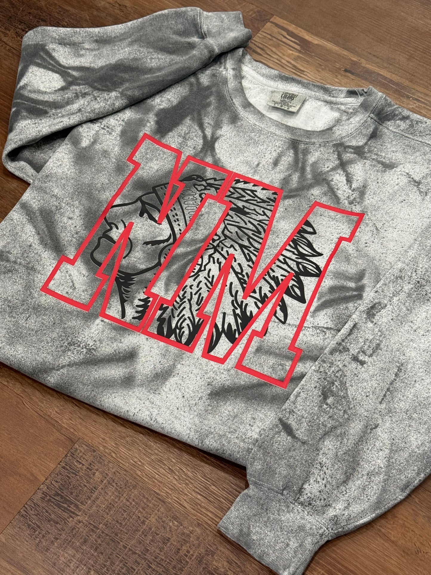 Oversized NM Comfort Colors® Color Blast Adult Crewneck Sweatshirt