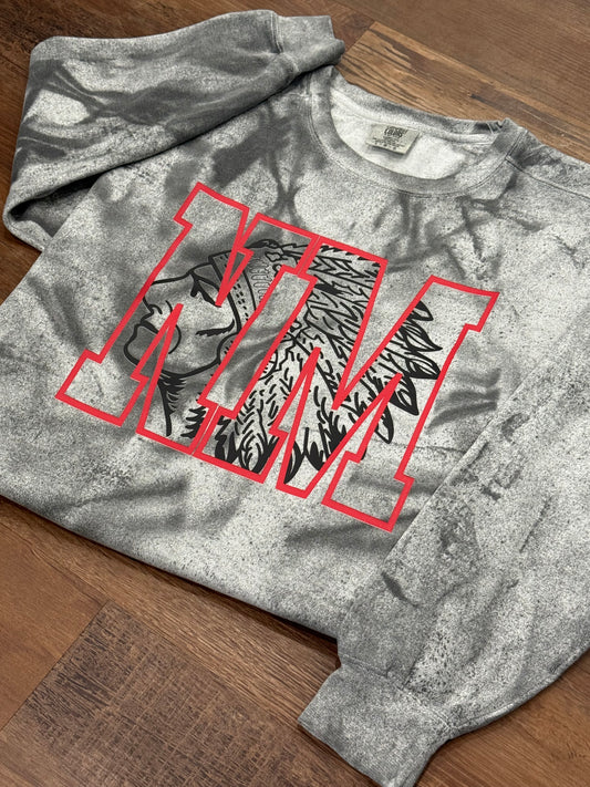 Oversized NM Comfort Colors® Color Blast Adult Crewneck Sweatshirt