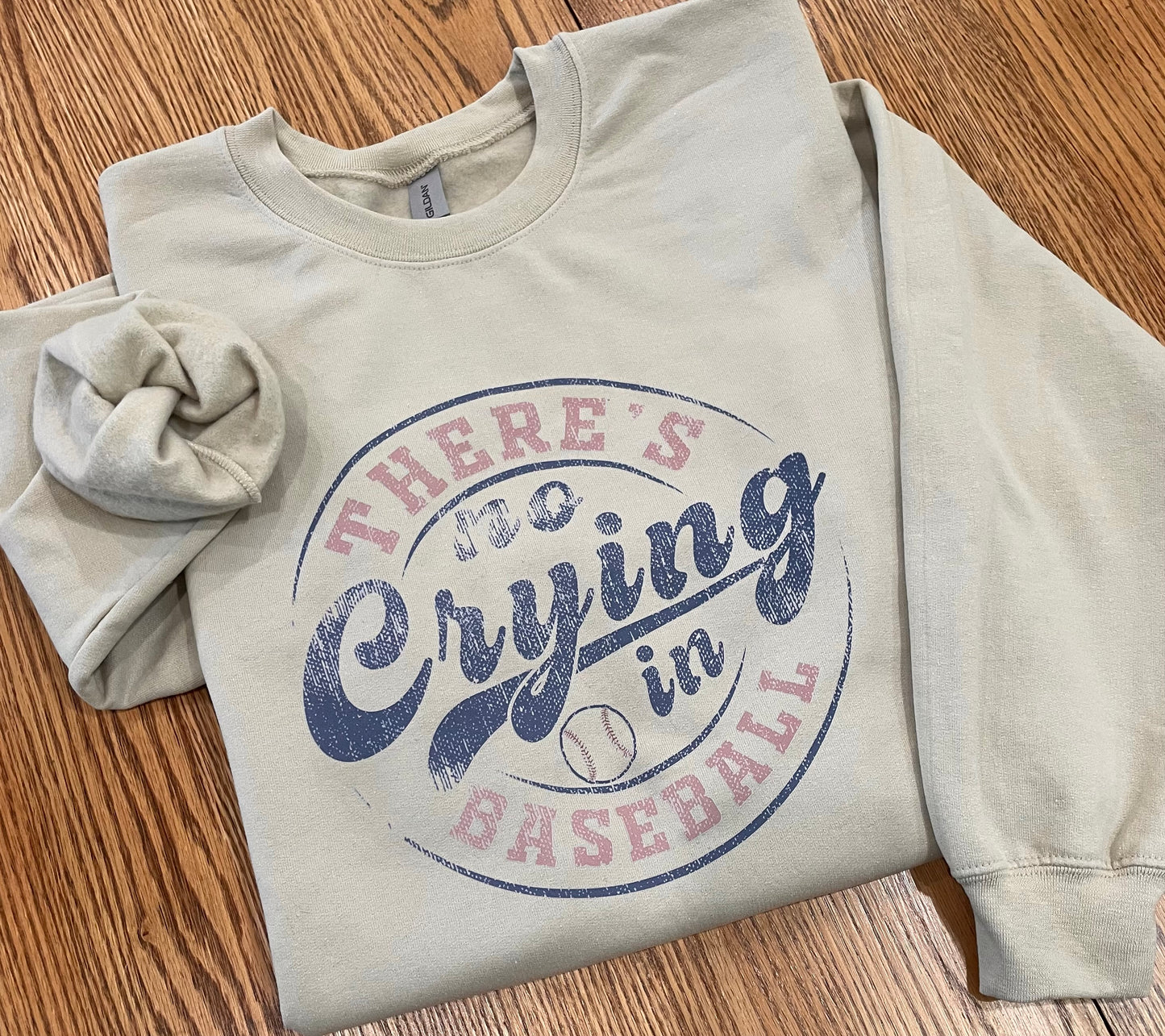 There's No Crying in Baseball Heavy Blend™ Adult Crewneck Sweatshirt