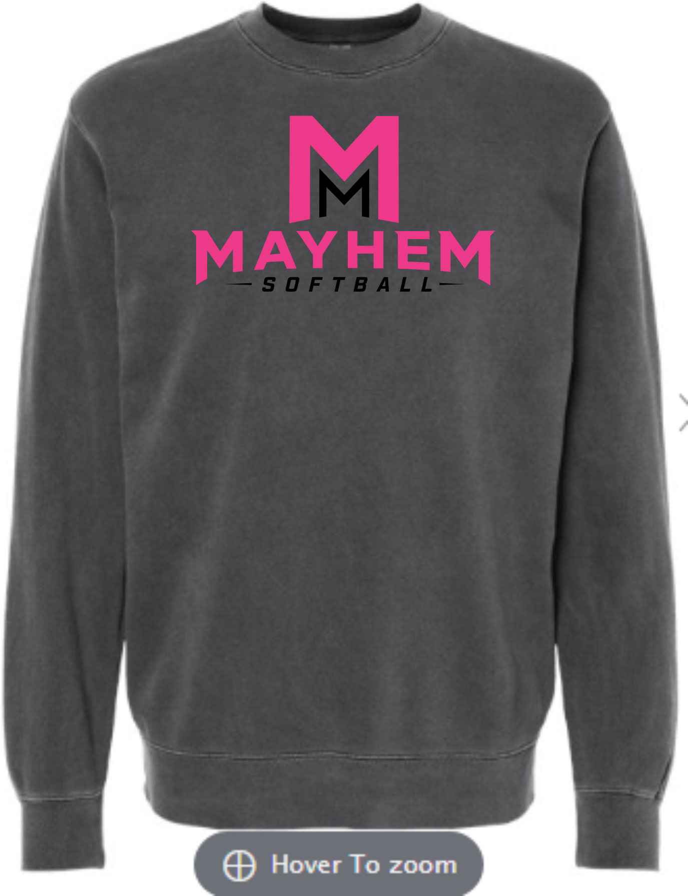 Black Independent Trading Co. - Midweight Pigment-Dyed Crewneck Sweatshirt