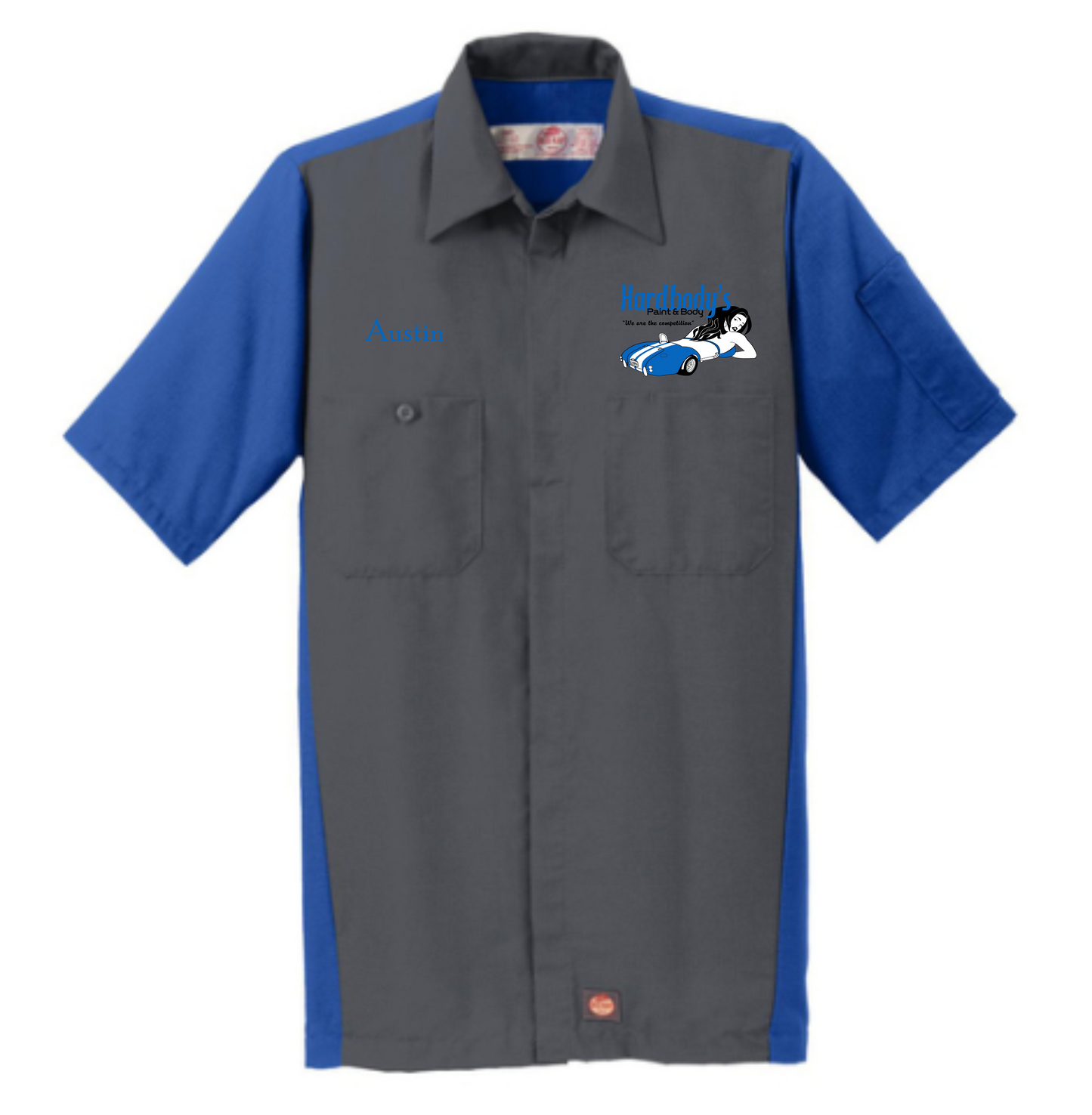 Red Kap® Short Sleeve Ripstop Crew Shirt