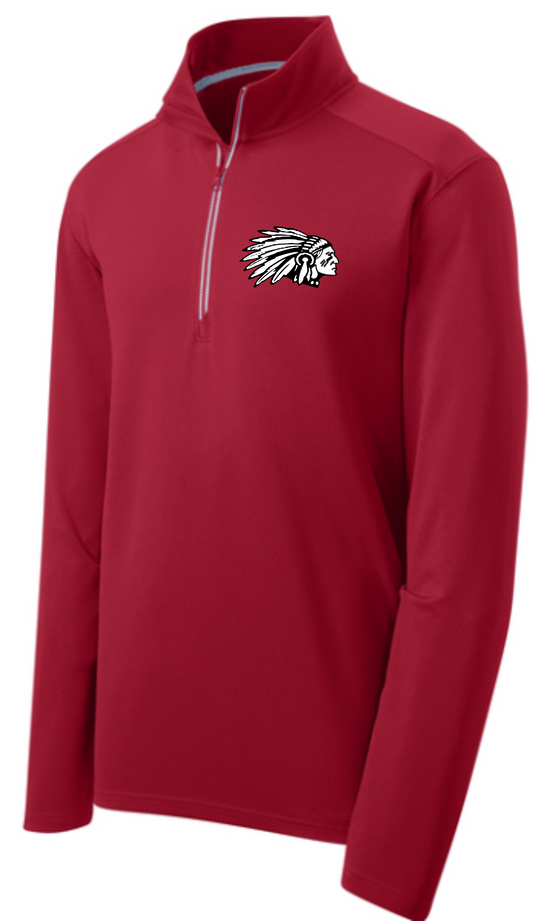 Sport-Tek® Sport-Wick® Textured 1/4-Zip Pullover