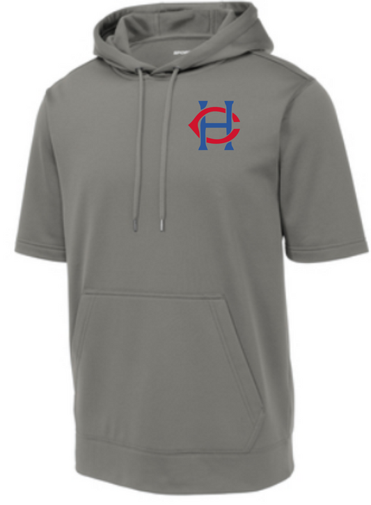 Sport-Tek ® Sport-Wick ® Fleece Short Sleeve Hooded Pullover