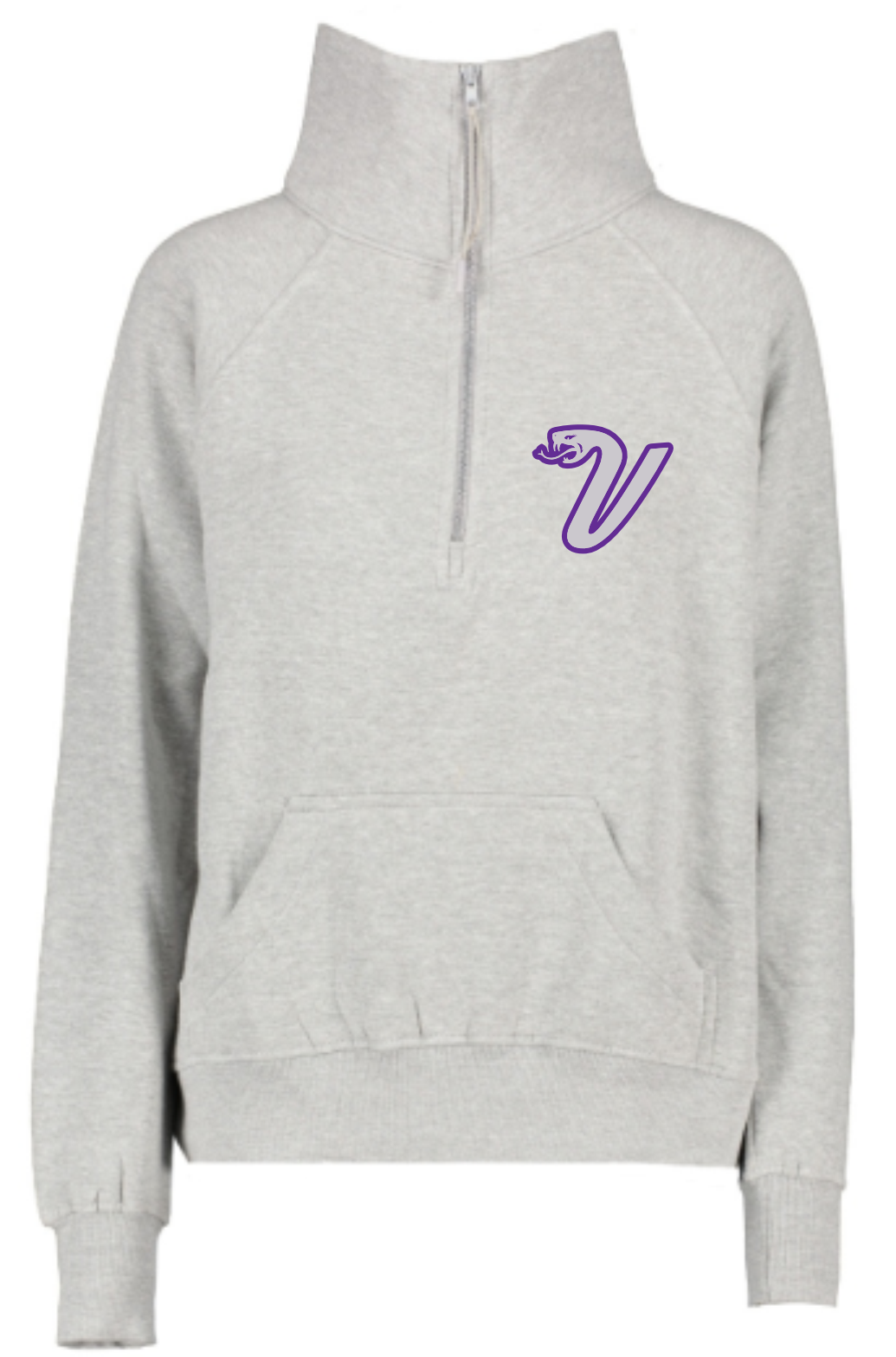 Enza Ladies Boxy Half Zip Fleece