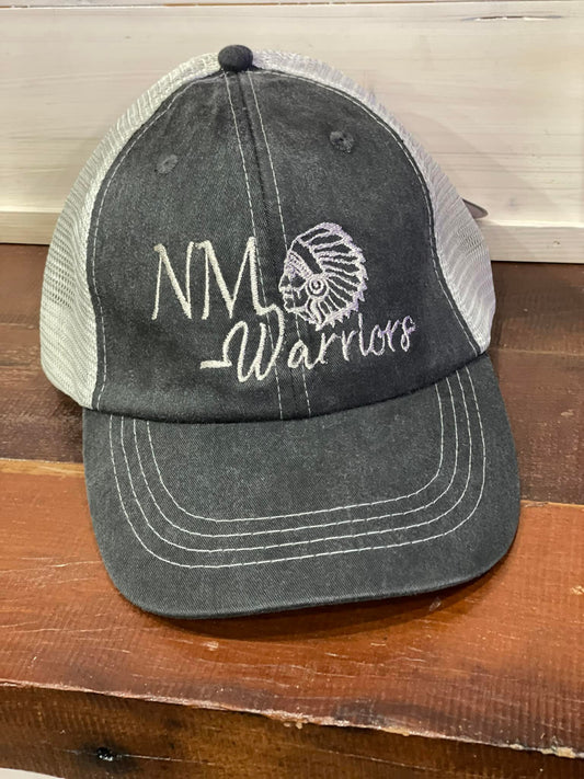 Cream Stitch Embroidered NM Warrior Hat